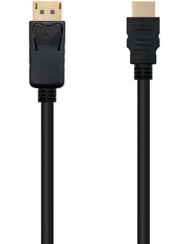 Nanocable 10.15.4302 Cable Conversor DisplayPort a HDMI Negro 2M Negro