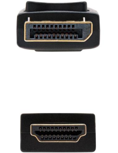Nanocable 10.15.4305 Cable Conversor DisplayPort a HDMI Negro 5M Negro