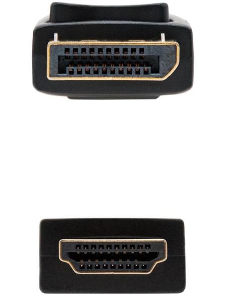 Nanocable 10.15.4305 Cable Conversor DisplayPort a HDMI Negro 5M Negro