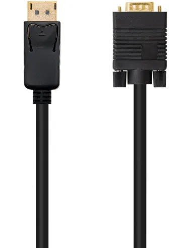 Nanocable 10.15.4402 Cable Conversor DisplayPort a VGA 2M Negro