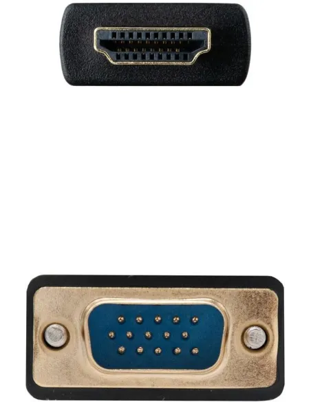 Nanocable 10.15.4348 Cable Conversor HDMI a VGA Macho/Macho 1.8M Negro