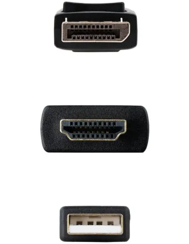 Nanocable 10.15.4352 Cable Conversor HDMI a DisplayPort Macho/Macho 1.8M Negro