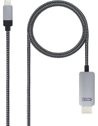 Nanocable 10.15.5103 Cable Conversor USB-C a HDMI Macho/Macho 3M Negro