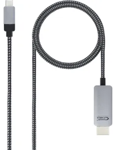 Nanocable 10.15.5102 Cable Conversor USB-C a HDMI Macho/Macho 1.8m Negro-APTAPC0851