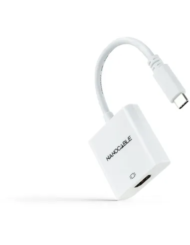 Nanocable Cable Conversor USB-C a HDMI 4K Macho/Hembra 15cm