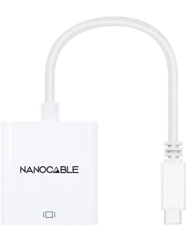 Nanocable Cable Conversor USB-C a HDMI 4K Macho/Hembra 15cm