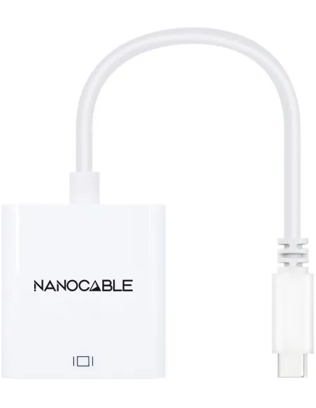 Nanocable Cable Conversor USB-C a HDMI 4K Macho/Hembra 15cm