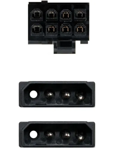 Nanocable 10.19.1201 Cable de Alimentación 2x Molex a PCIe 20cm Negro
