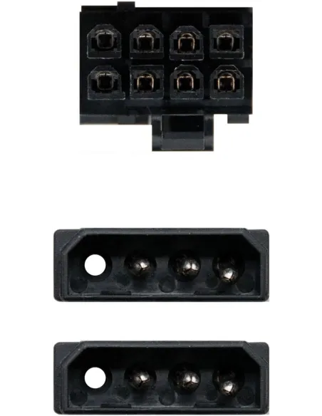 Nanocable 10.19.1201 Cable de Alimentación 2x Molex a PCIe 20cm Negro