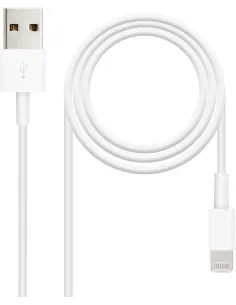 Nanocable 10.10.0400 Cable Lightning a USB 2.0 Macho/Macho 50cm Blanco-CABL53968