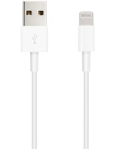 Nanocable 10.10.0400 Cable Lightning a USB 2.0 Macho/Macho 50cm Blanco