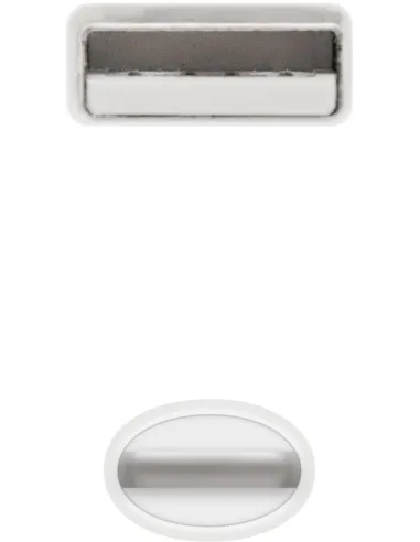 Nanocable 10.10.0400 Cable Lightning a USB 2.0 Macho/Macho 50cm Blanco