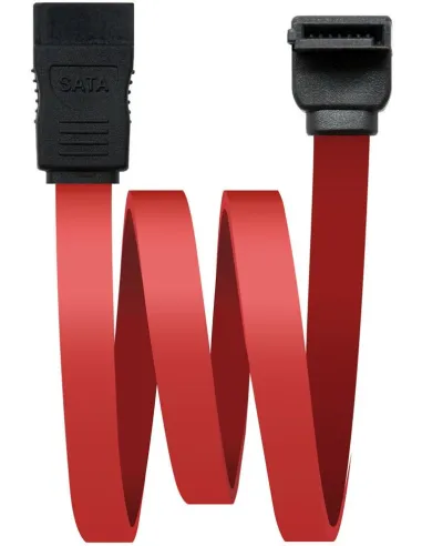 Nanocable 10.18.0202-OEM Cable de SATA 50cm Negro/Rojo