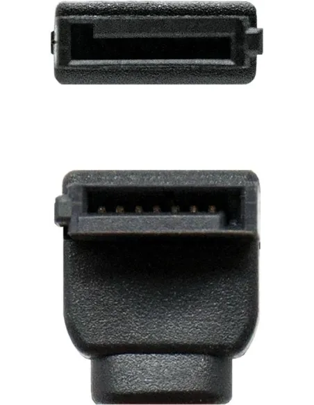 Nanocable 10.18.0202-OEM Cable de SATA 50cm Negro/Rojo