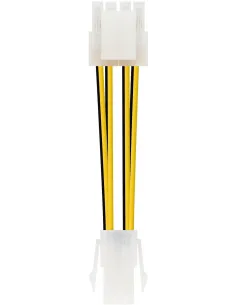 Nanocable 10.19.1401 Cable Duplicador de Alimentación CPU 4 Pines Hembra a 4+4 Pines Macho 15cm-CABL29805