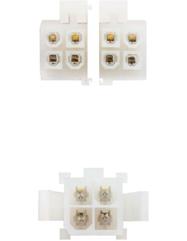 Nanocable 10.19.1401 Cable Duplicador de Alimentación CPU 4 Pines Hembra a 4+4 Pines Macho 15cm