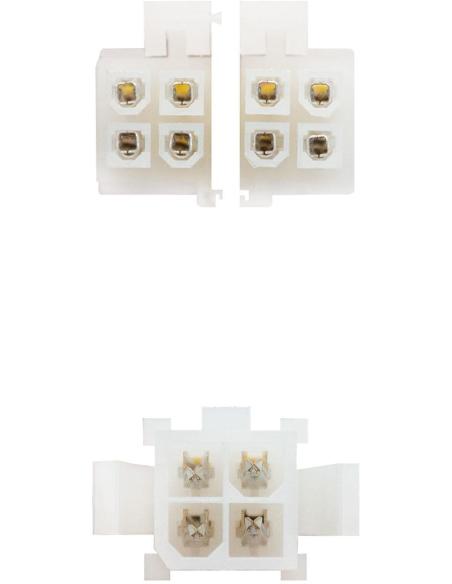 Nanocable 10.19.1401 Cable Duplicador de Alimentación CPU 4 Pines Hembra a 4+4 Pines Macho 15cm