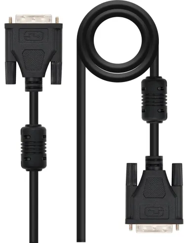 Nanocable 10.15.0802 Cable DVI Dual Link M-M 24+1 1.8M Negro