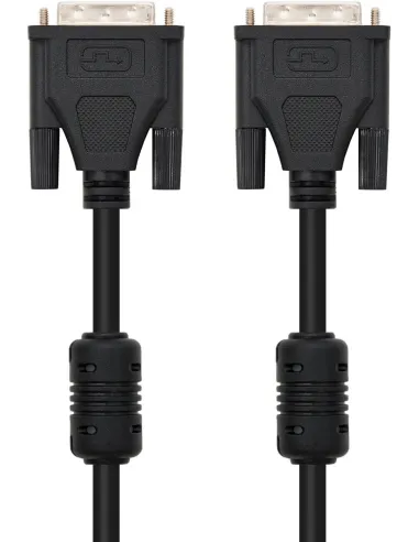 Nanocable 10.15.0802 Cable DVI Dual Link M-M 24+1 1.8M Negro