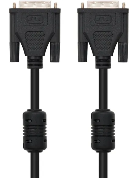 Nanocable 10.15.0802 Cable DVI Dual Link M-M 24+1 1.8M Negro