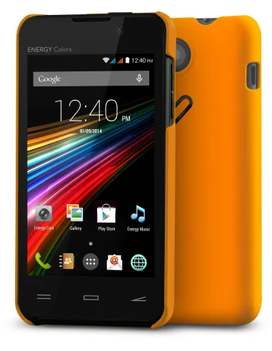 Energy Sistem 422937 Funda Smartphone de Policarbonato Naranja