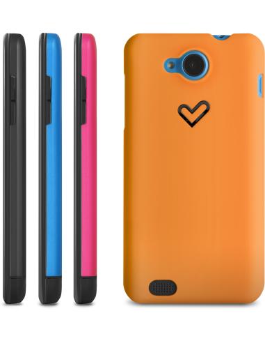 Energy Sistem 422937 Funda Smartphone de Policarbonato Naranja