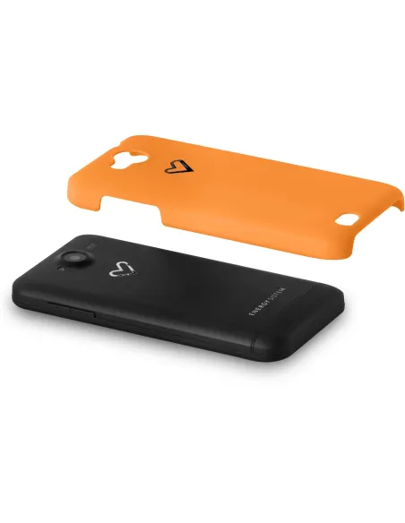 Energy Sistem 422937 Funda Smartphone de Policarbonato Naranja