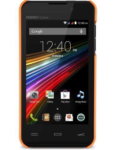 Energy Sistem 422937 Funda Smartphone de Policarbonato Naranja