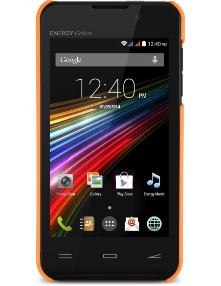 Energy Sistem 422937 Funda Smartphone de Policarbonato Naranja