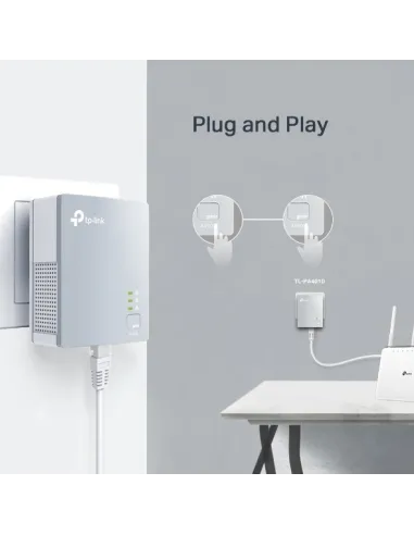 TP-Link TL-PA4010 KIT PLC Powerline Red Eléctrica AV600