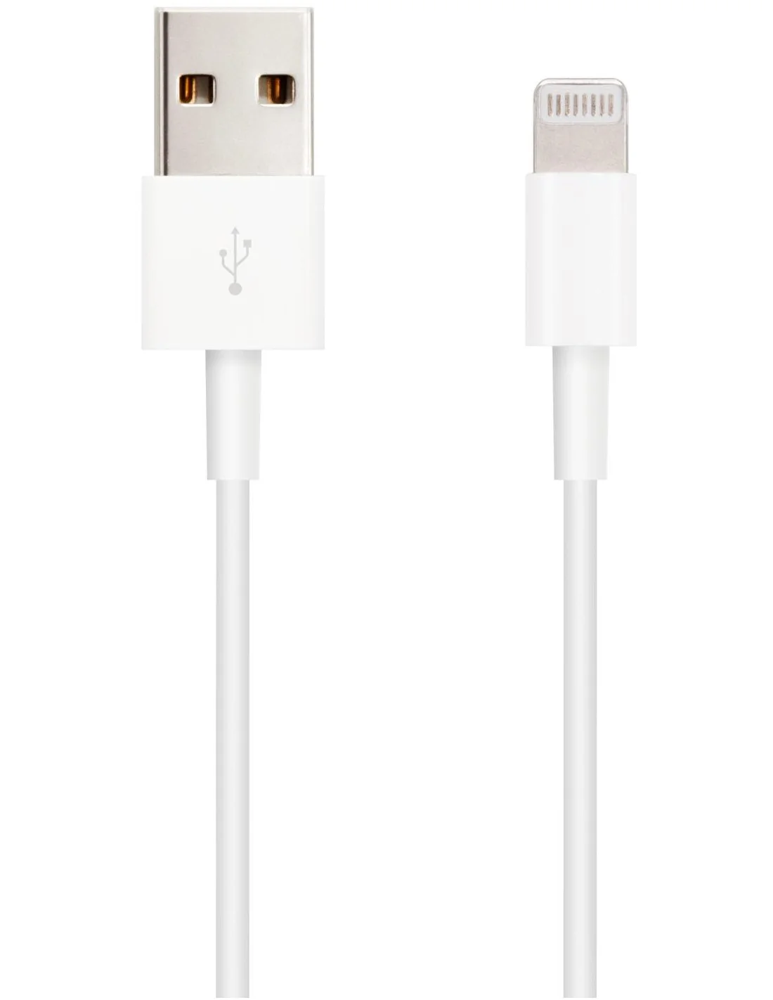 Nanocable 10.10.0401 Cable Lightning a USB 2.0 Macho/Macho 1M Blanco