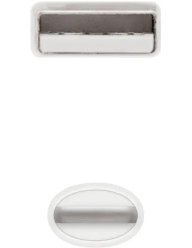 Nanocable 10.10.0401 Cable Lightning a USB 2.0 Macho/Macho 1M Blanco