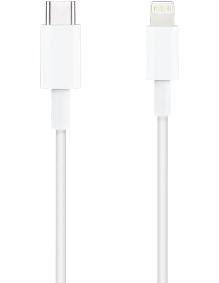 Nanocable 10.10.0600 Cable Lightning a USB-C Macho/Macho 50cm Blanco