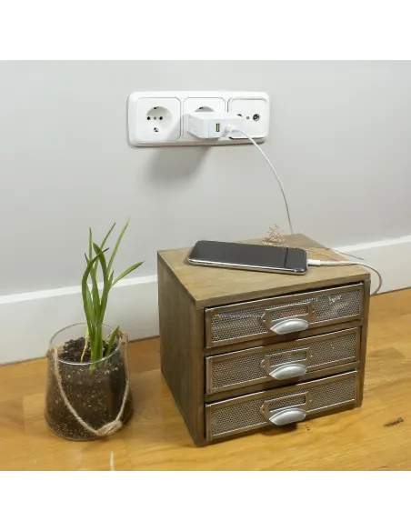 Nanocable 10.10.0601 Cable Lightning a USB-C Macho/Macho 1M Blanco