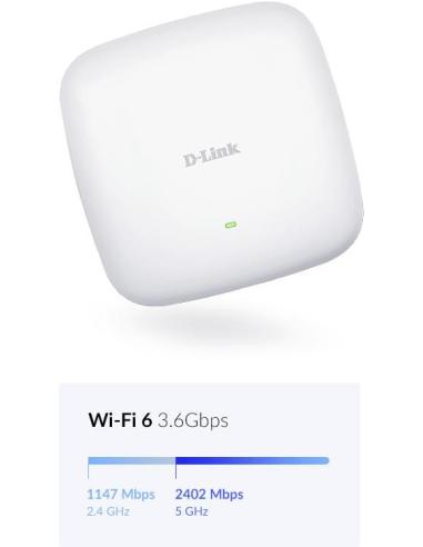 D-Link DAP-X2850 Punto Acceso WiFi 6 Doble Banda