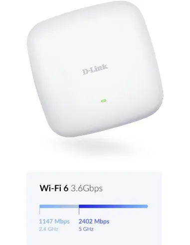 D-Link DAP-X2850 Punto Acceso WiFi 6 Doble Banda