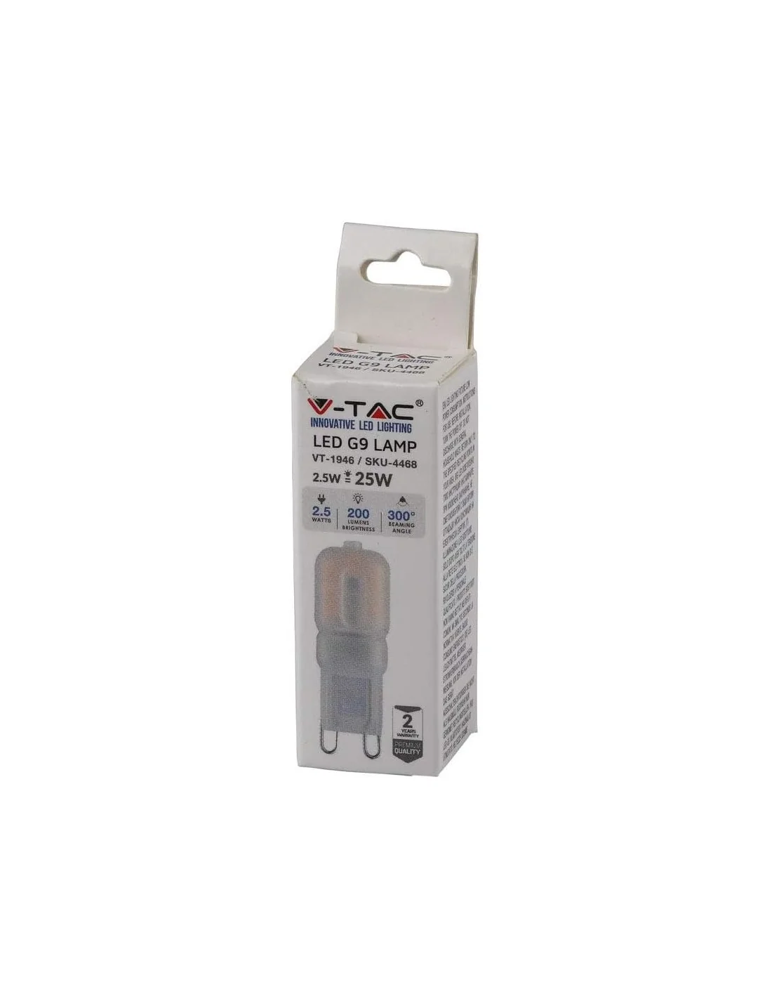 V-Tac L4466 Bombilla LED G9 Gris