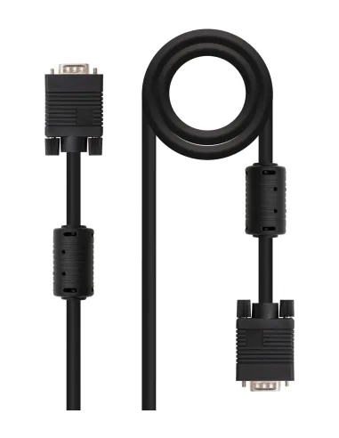 Nanocable 10.15.0103 Cable SVGA Macho/Macho 3M Negro