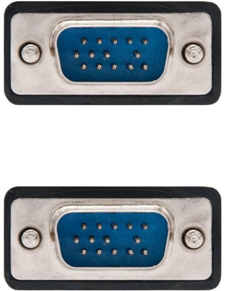 Nanocable 10.15.1305 Cable SVGA para Monitor y Proyector HDB15/M-HDB15/M 5M Negro