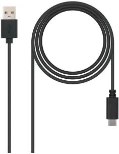 Nanocable 10.01.2100 Cable USB-C 2.0  a USB-A Macho/Macho Negro 50cm Negro-APTAPC0754