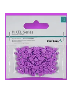 Deepcool PIXEL Series Gomas 100 Unidades Púrpura-CAJA58866