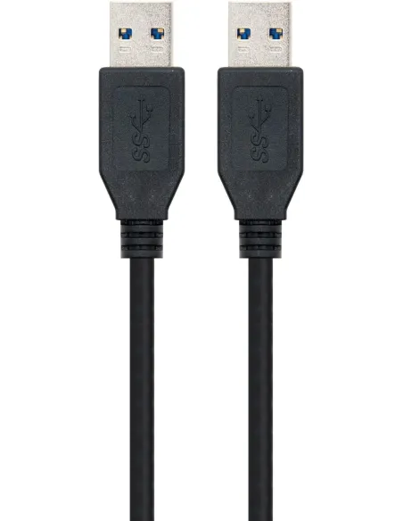 Nanocable 10.01.1001-BK Cable USB-A 3.0 Macho/Macho 1M Negro