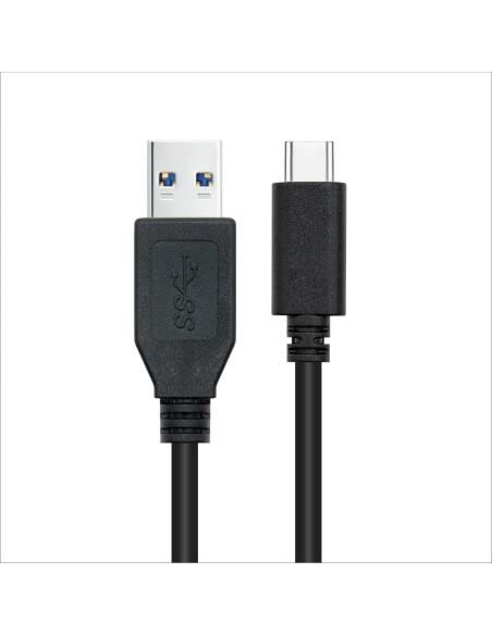 Nanocable 10.01.4000 Cable USB 3.1 Gen 2 a USB-C Macho/Macho 50cm Negro