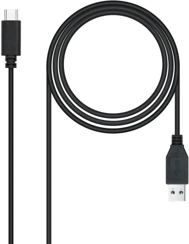 Nanocable 10.01.4001-L150 Cable USB 3.1 Gen2 a USB-C Macho/Macho 1.5M Negro