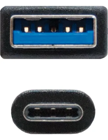 Nanocable 10.01.4002 Cable USB-C 3.1 Gen2 2M Negro