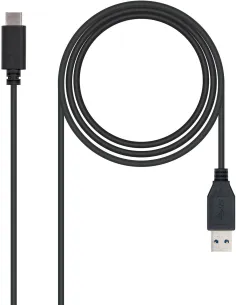 Nanocable 10.01.4001 Cable USB-C 3.1 a USB-A Macho/Macho 1M Negro-APTAPC0593