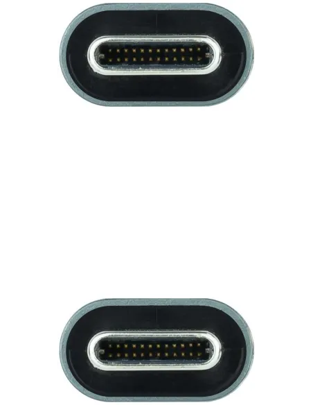Nanocable 10.01.4301-L150 Cable USB-C 3.2 Gen2x2 100W 4K/60Hz 1.5M Negro