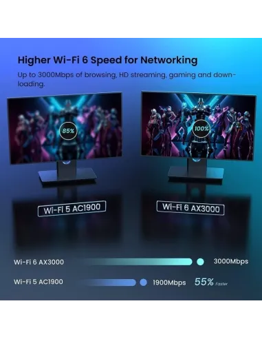 Tenda TX9 PRO Router Gigabit Inalámbrico WiFi 6 Doble Banda MU-MIMO AX3000