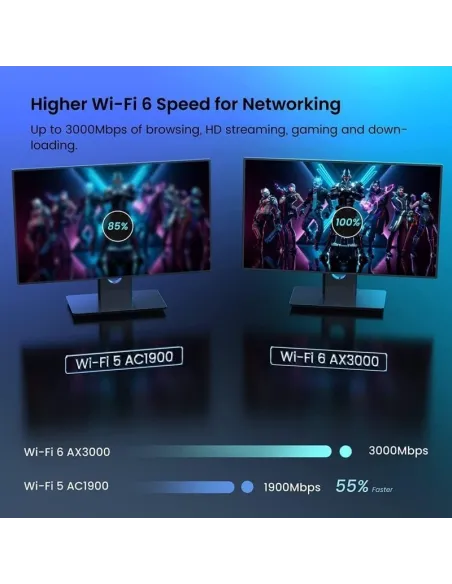 Tenda TX9 PRO Router Gigabit Inalámbrico WiFi 6 Doble Banda MU-MIMO AX3000