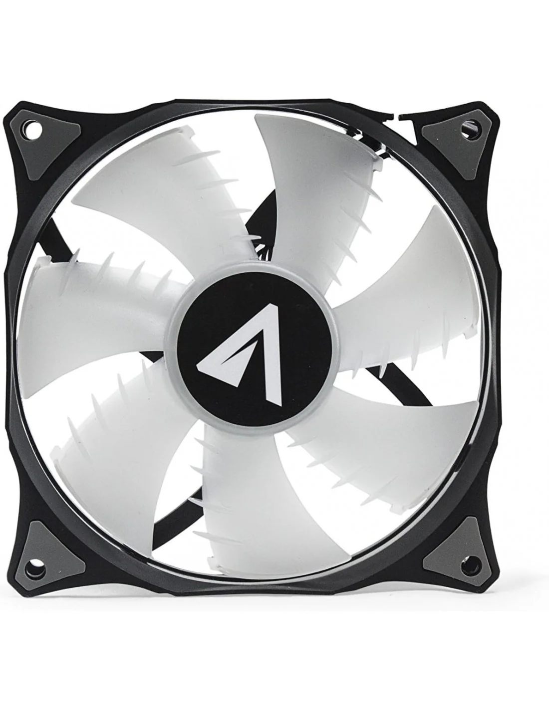 ABYSM Gaming Ventilador RGB SLED 120 mm Negro/Blanco